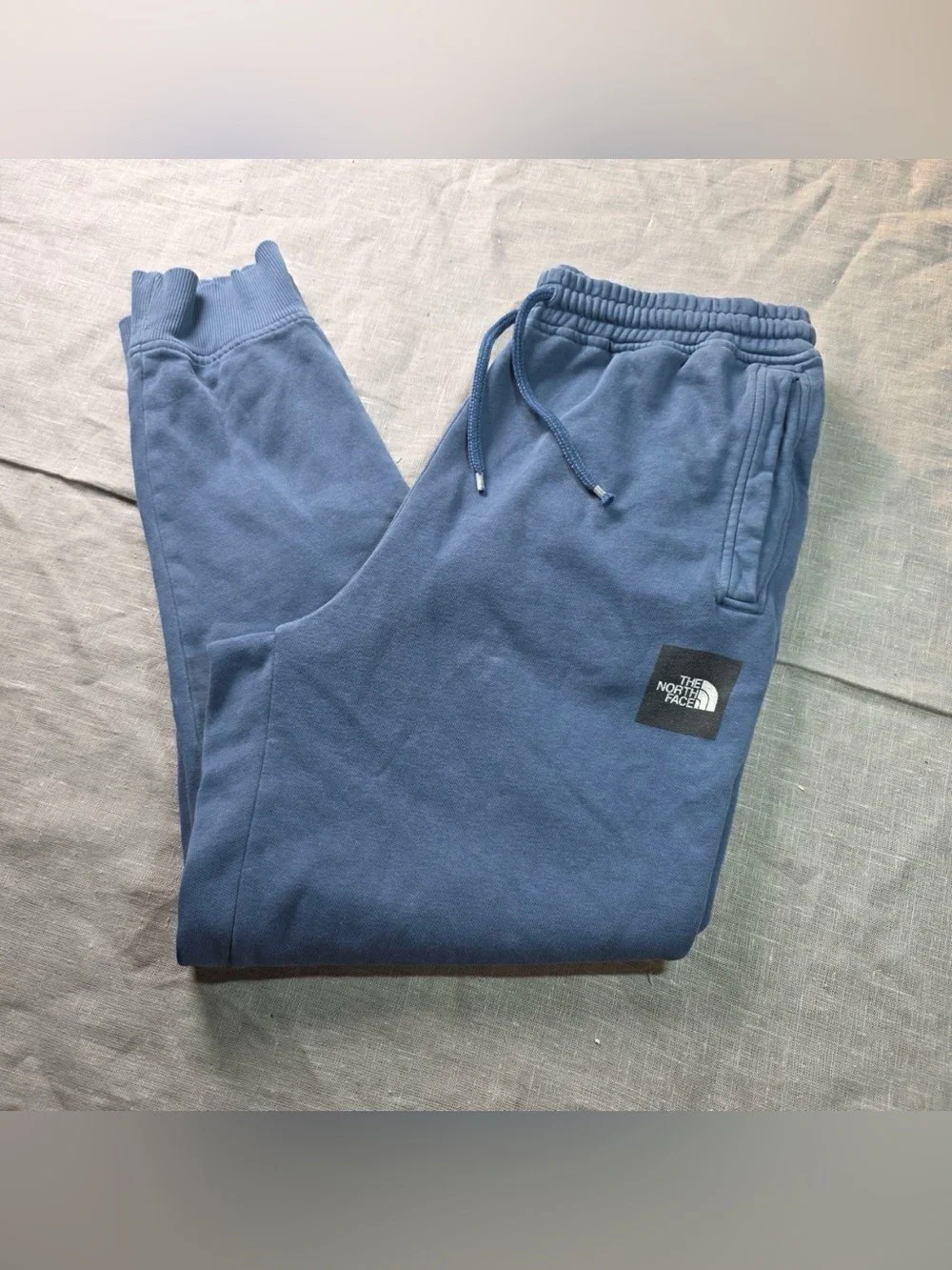 The North Face Sweatpants Mens Size M Medium Blue Joggers Fleece